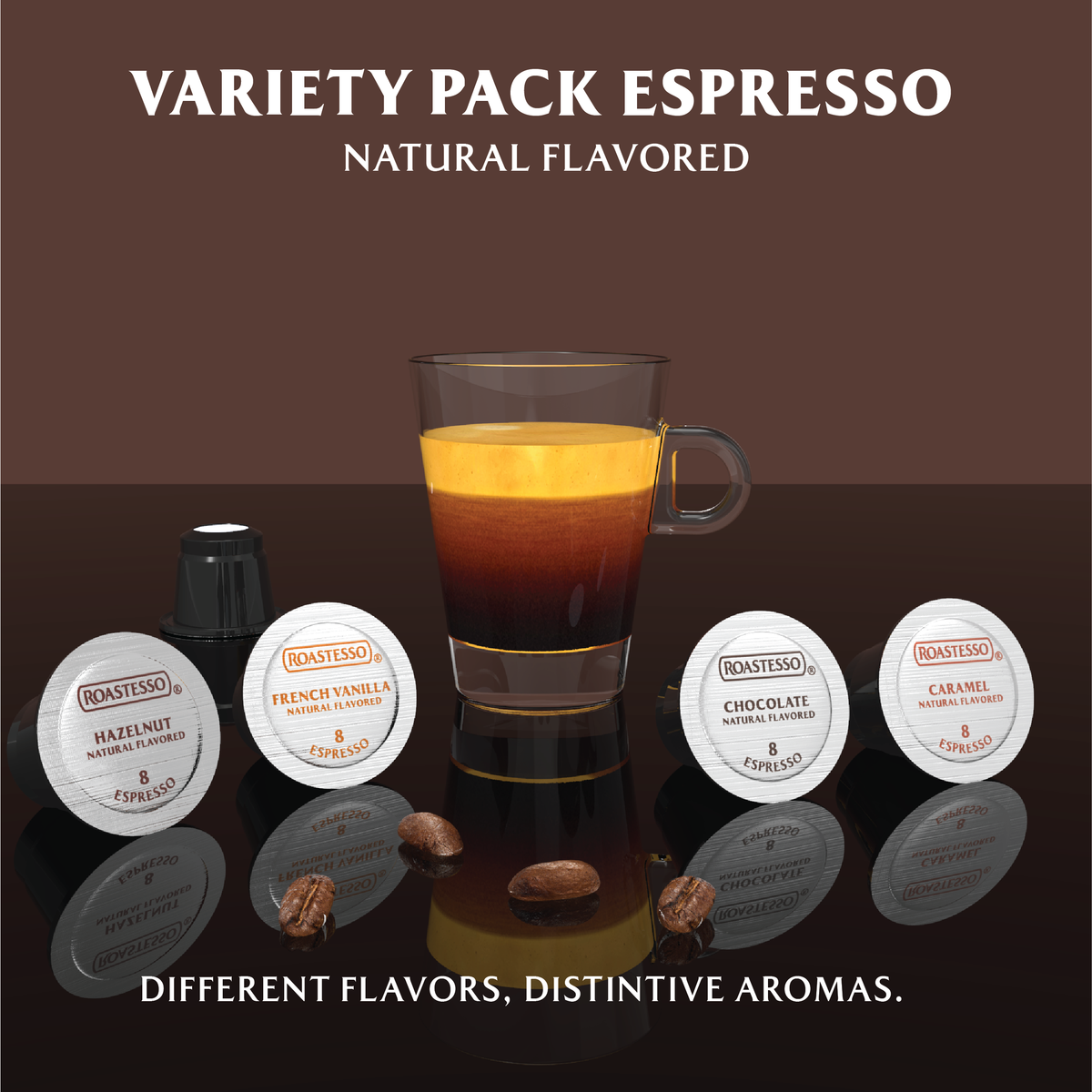 Flavors Pack | Espresso Pods | Nespresso Capsules Roastesso