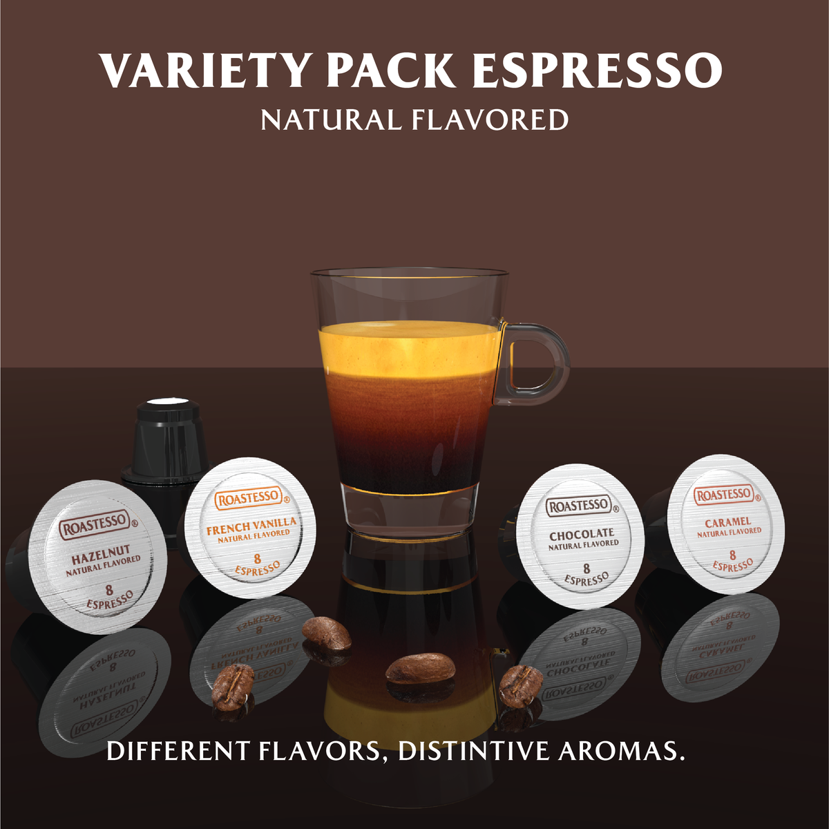 frivillig Gammeldags marts Flavors Variety Pack | Flavored Espresso Pods | Nespresso Capsules –  Roastesso