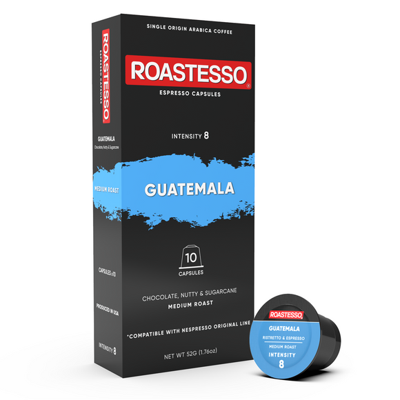 Lungo Guatemala Origin - Nespresso Compatible Coffee Capsules for OriginalLine espresso machines